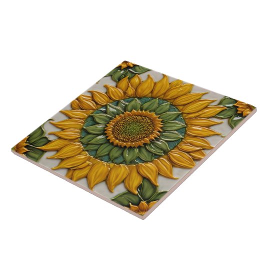 ビューティフルヒマワラコレクション人気がある タイル (側面)