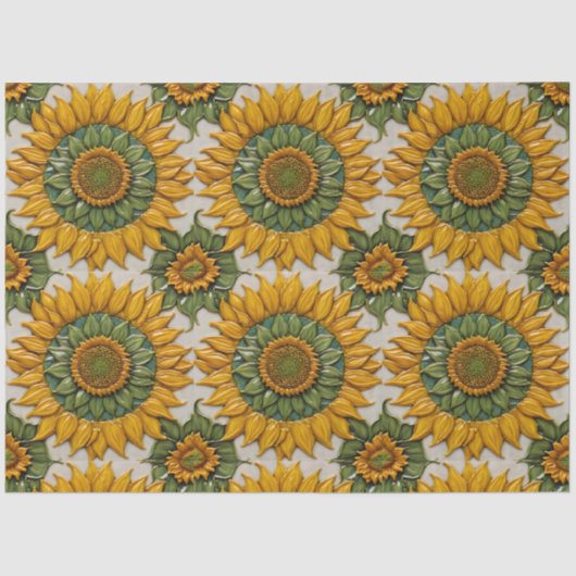 ビューティフルヒマワラコレクション人気がある 薄葉紙 (正面)