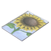 ビューティフルヒマワリスケッチ ノートブック (左側)