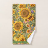 ビューティフルヒマワリトレンディーコレクション バスタオルセット (ハンドタオル)