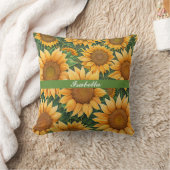 ビューティフルヒマワリモダンコレクション クッション (ブランケット)