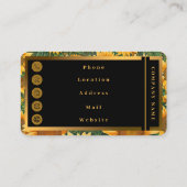 ビューティフルヒマワリモダンコレクション 名刺 (裏面)