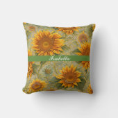 ビューティフルヒマワリ人気があるコレクション クッション (正面)