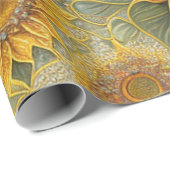 ビューティフルヒマワリ人気があるコレクション ラッピングペーパー (ロールコーナー)