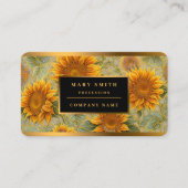 ビューティフルヒマワリ人気があるコレクション 名刺 (正面)