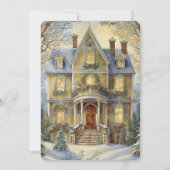 ビューティフルビクトリアンホリデーパーティー招待状 招待状 (正面)