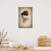 ビューティフルビクトリアンレディポートレート ポスター (キッチン)