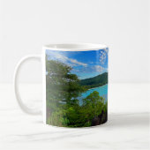 ビューティフルビューシーニックトロピカルセイシェル島 コーヒーマグカップ (左)