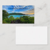 ビューティフルビューシーニックトロピカルセイシェル島 名刺 (正面/裏面)