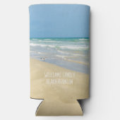 ビューティフルビーチファミリー懇親会サマーバケーション スリム缶クーラー (裏面)