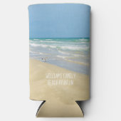 ビューティフルビーチファミリー懇親会サマーバケーション スリム缶クーラー (正面)