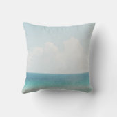 ビューティフルビーチ写カッコいい真ブルー海スカイ クッション (裏面)