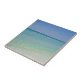 ビューティフルビーチ写真シーサイドブルーグリーン タイル (側面)