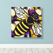 ビューティフルビー キャンバスプリント (インサイチュ (ウッドフロア))