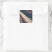 ビューティフルピアノデザイン スクエアシール (バッグ)