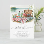 ビューティフルピクニックレイクフォレストフルーツブライダルシャワー 招待状 (スタンド正面)