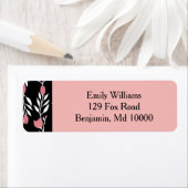 ビューティフルピンクフローラつる植物 ラベル (インサイチュ)