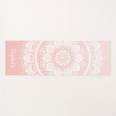 ビューティフルピンクマンダラエクササイズヨガマット ヨガマット (正面(横))