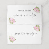 ビューティフルピンクローズフォルダー座席表 プレイスカード (外部開封)