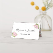 ビューティフルピンクローズフォルダー座席表 プレイスカード (裏面)