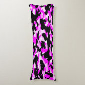 ビューティフルピンク迷彩柄抱き枕 ボディピロー (正面縦)