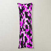 ビューティフルピンク迷彩柄抱き枕 ボディピロー (裏面 (縦))