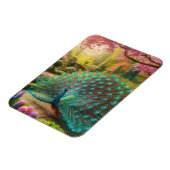 ビューティフルピーコックデザイン マグネット (左側)