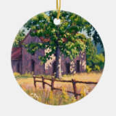 ビューティフルファームハウスオータム セラミックオーナメント (正面)