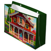 ビューティフルファームハウスカントリーサイド ラージペーパーバッグ (正面アングル)