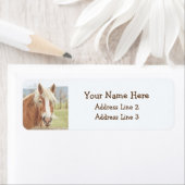 ビューティフルファームホース差出人住所ラベル ラベル (インサイチュ)