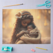 ビューティフルフェアリーとベビーファンタジーアートティッシュペーパー 薄葉紙 (クラフト)