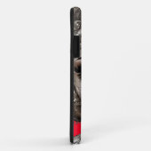 ビューティフルフェアリー顔スチームパンク白黒 Case-Mate iPhoneケース (裏面/右)