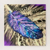 ビューティフルフェザージグソーパズルエキゾチック ジグソーパズル (横)