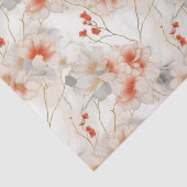 ビューティフルフェミニンピーチレッドフローラ 薄葉紙 (詳細)
