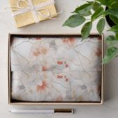ビューティフルフェミニンピーチレッドフローラ 薄葉紙 (ギフト)