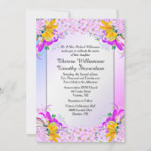 ビューティフルフラワーガーデン結婚式招待状 招待状 (正面)