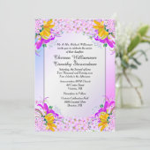 ビューティフルフラワーガーデン結婚式招待状 招待状 (スタンド正面)