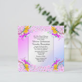 ビューティフルフラワーガーデン結婚式招待状 招待状 (スタンド正面)