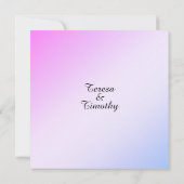 ビューティフルフラワーガーデン結婚式招待状 招待状 (裏面)