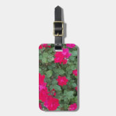 ビューティフルフラワーズラゲッジバッグラベル ラゲッジタグ (正面縦)
