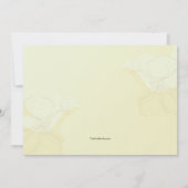 ビューティフルフラワーズ招待状 招待状 (裏面)