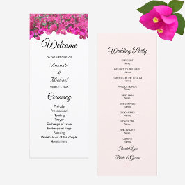 ビューティフルフラワーズ結婚式 プログラム