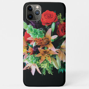 ビューティフルフラワーズ装飾用クッション iPhone 11 PRO MAXケース