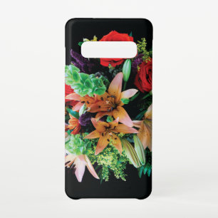 ビューティフルフラワーズ装飾用クッション SAMSUNG GALAXY S10ケース