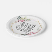 ビューティフルフラワーズ詩篇91紙プレート ペーパープレート (アングル)