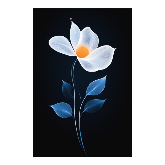 ビューティフルフラワーデザイン フォトプリント            (正面)