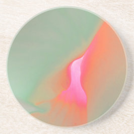 ビューティフルフラワープリント砂岩コースター コースター