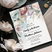 ビューティフルフローラブーケ結婚式招待状 招待状