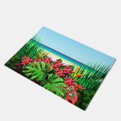 ビューティフルブライトトロピカルパラダイスビーチ ドアマット (アングル)