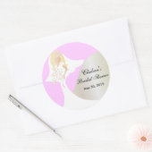 ビューティフルブライドブライダルシャワー ラウンドシール (封筒)
